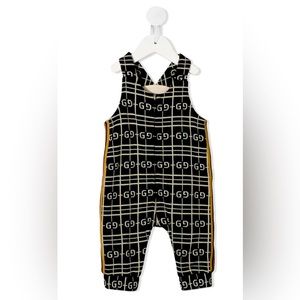Gucci Baby 
GG embroidered romper